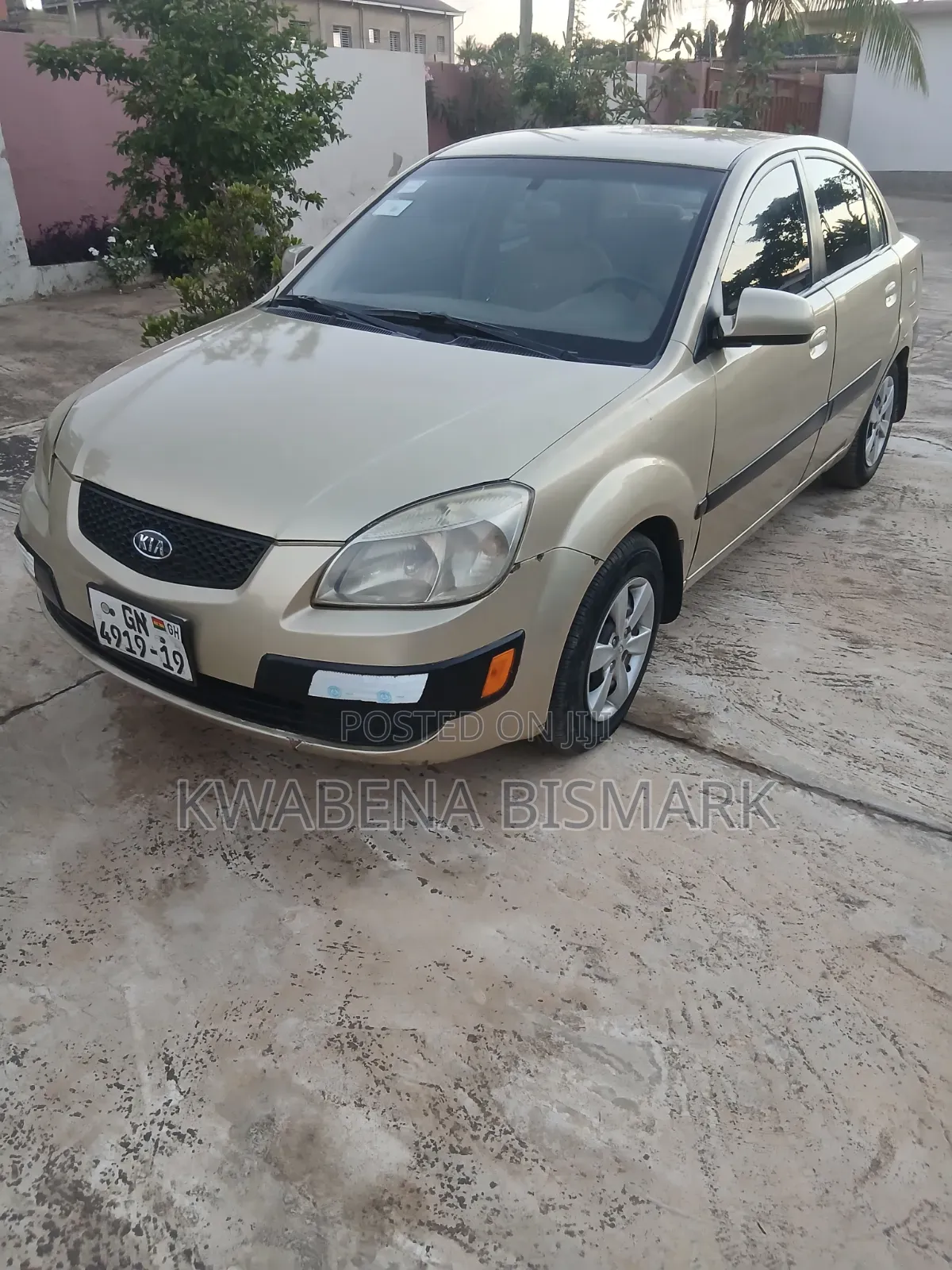 Kia Rio 2009 Gold