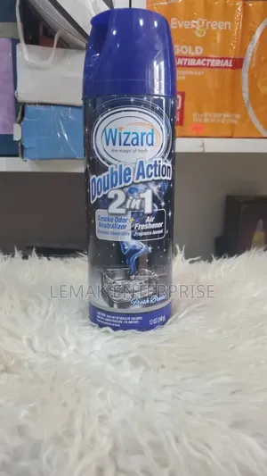 Wizard Double Action Smoke Odor Neutralizer Air Freshener Spray