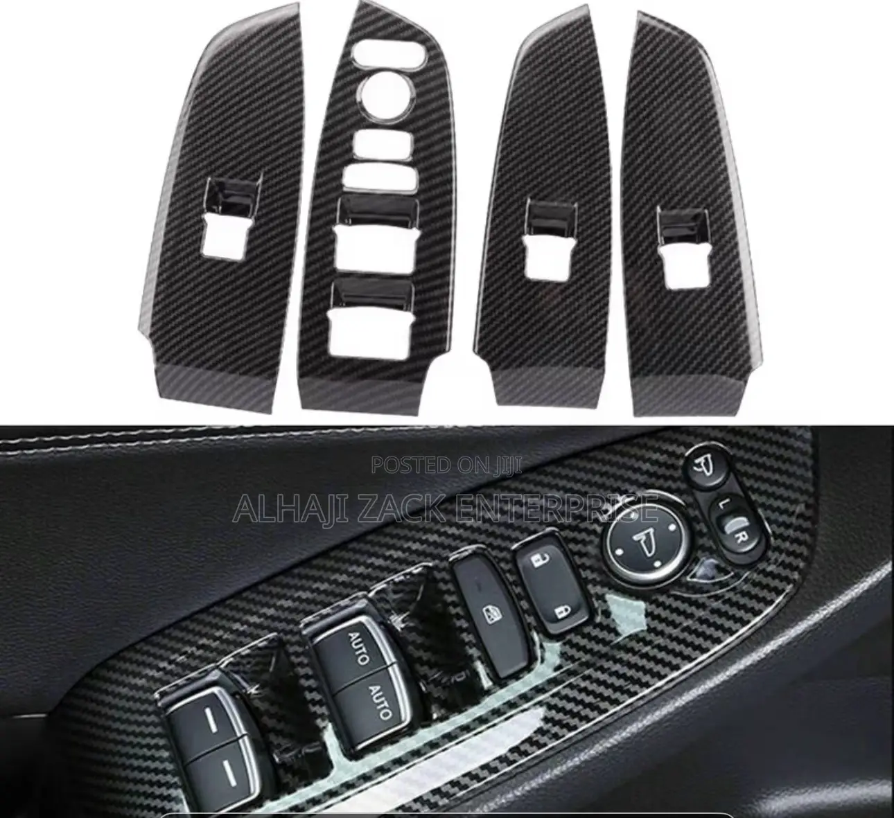Honda Accord 2018-2022 Armrest Carbon Cover