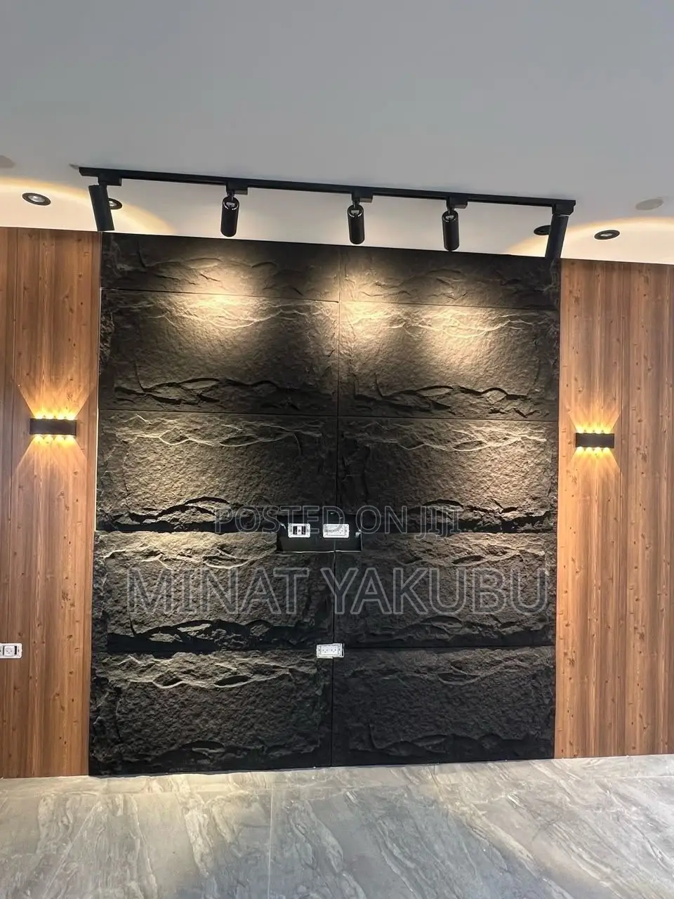 Flute Panel, Wall Stickers , Pu Stone