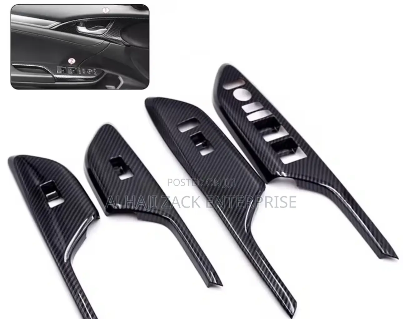 Honda Civic 2016-2020 Armrest Carbon Cover