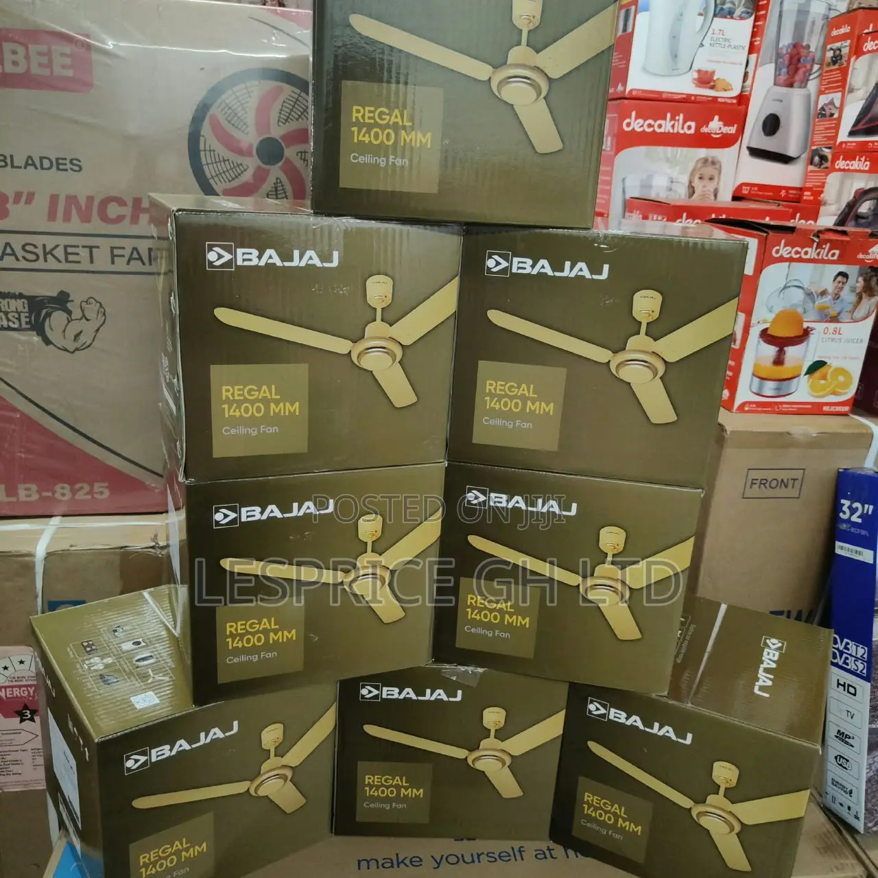 Topmost Top Quality 1400mm Ivory Ceiling Fan From Bajaj