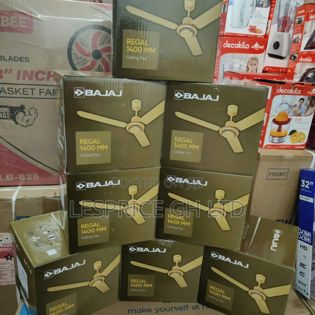 Topmost Top Quality 1400mm Ivory Ceiling Fan From Bajaj