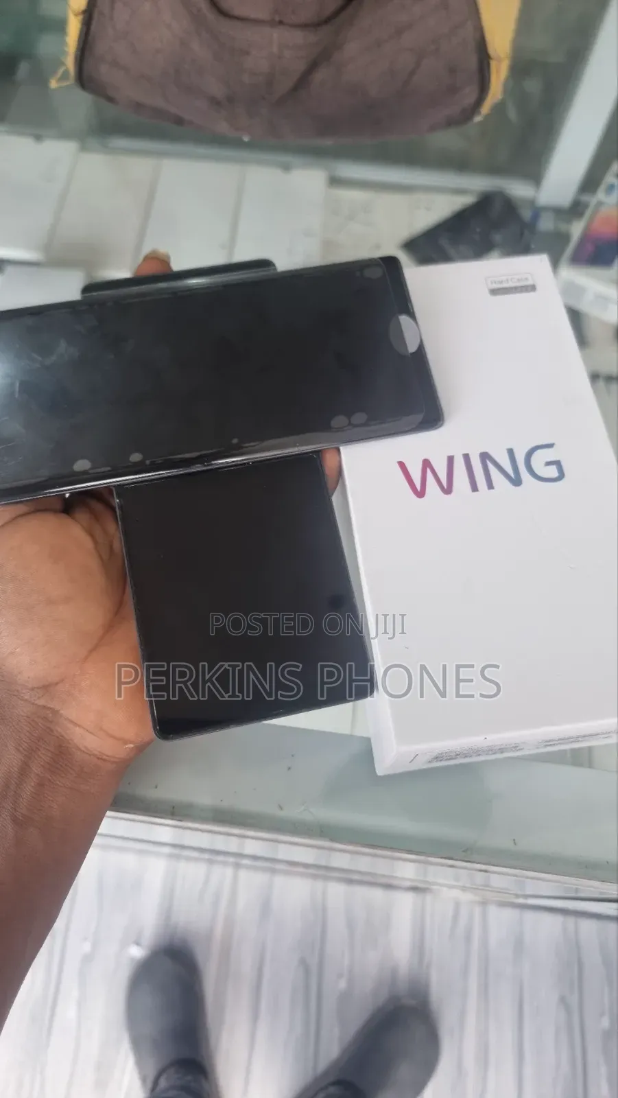 New LG Wing 5G 256 GB Black