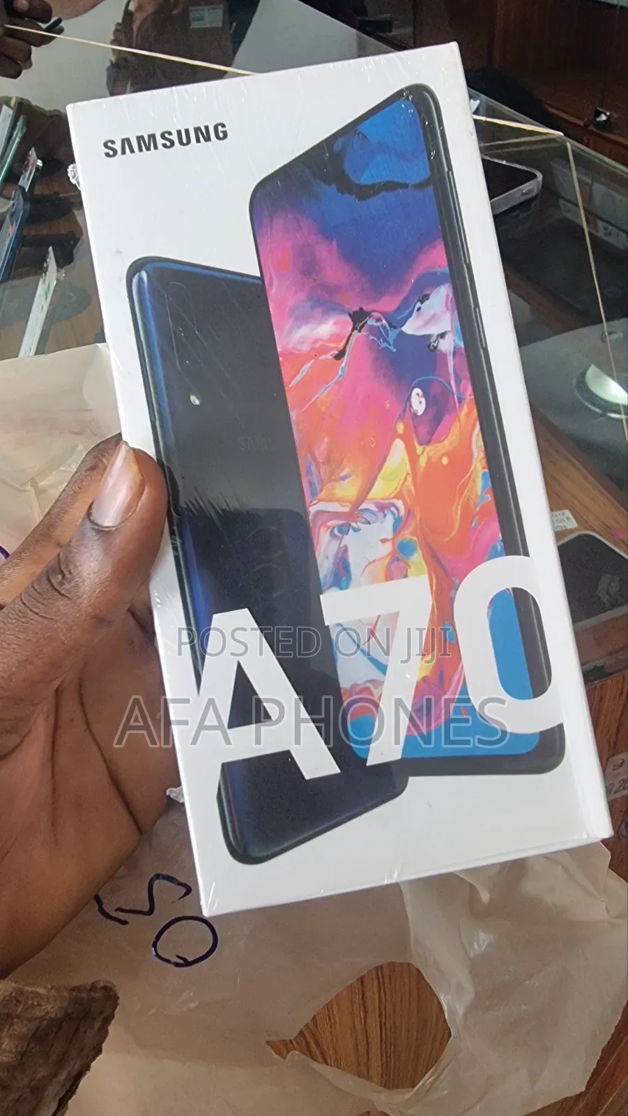 New Samsung Galaxy A70 128 GB Black