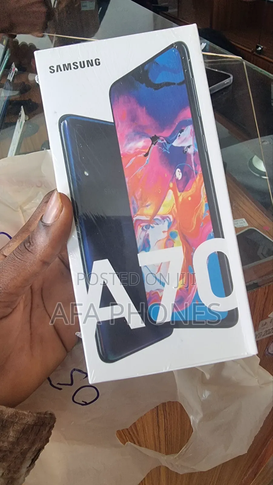 New Samsung Galaxy A70 128 GB Black