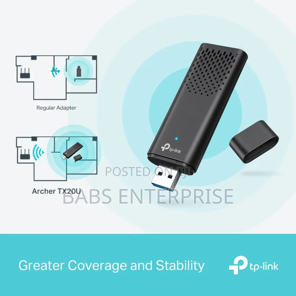 TP-Link X1800 Dual Band Wi-Fi 6 Wireless USB Adapter
