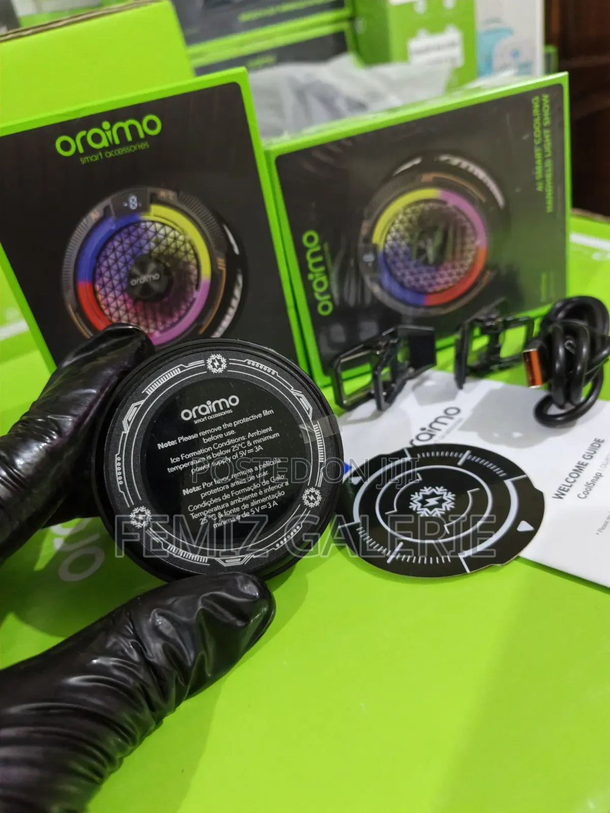 Oraimo CoolSnap Magnetic Phone Cooler – Instant Ice-Cooling for Gaming