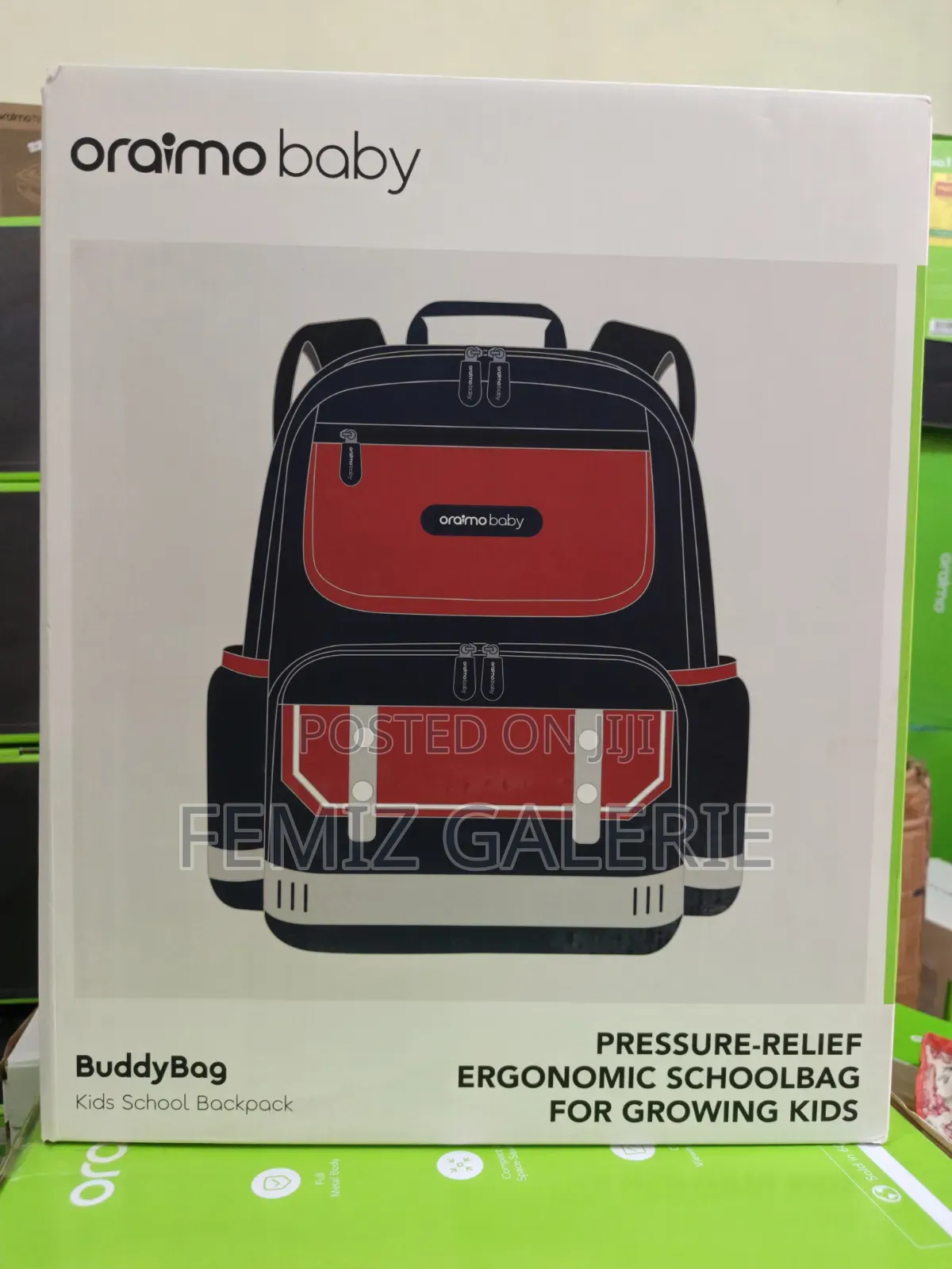 Oraimo BuddyBag Pressure-Relief Ergonomic Kids School Backpack
