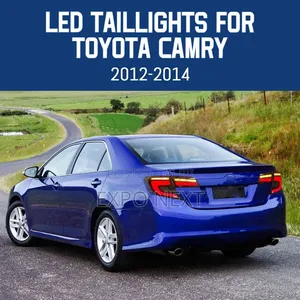 Toyota Camry Spider 2012-2014 Led Black Tail Lights Set