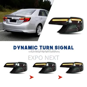 Toyota Camry Spider 2012-2014 Led Black Tail Lights Set