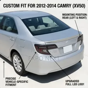 Toyota Camry Spider 2012-2014 Led Black Tail Lights Set