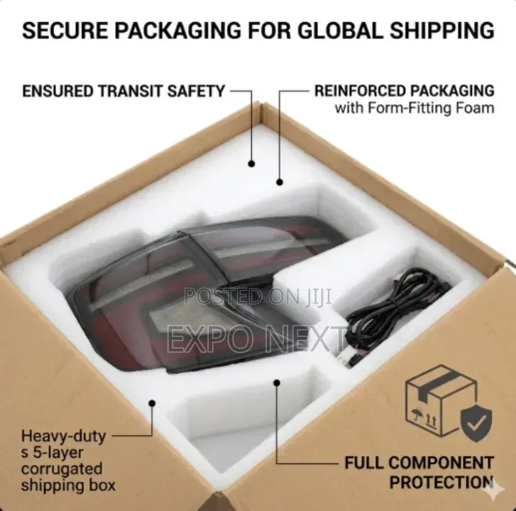 Toyota Camry Spider 2012-2014 Led Black Tail Lights Set