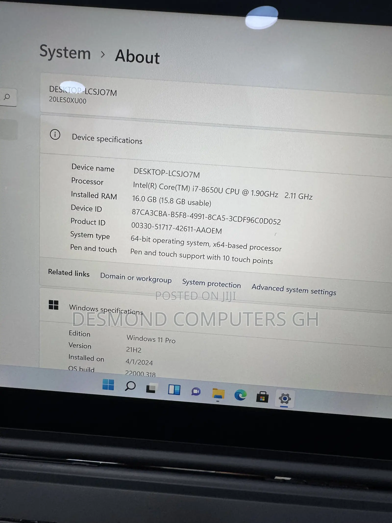 Laptop Lenovo ThinkPad X1 Yoga 16GB Intel Core i7 SSD 256GB