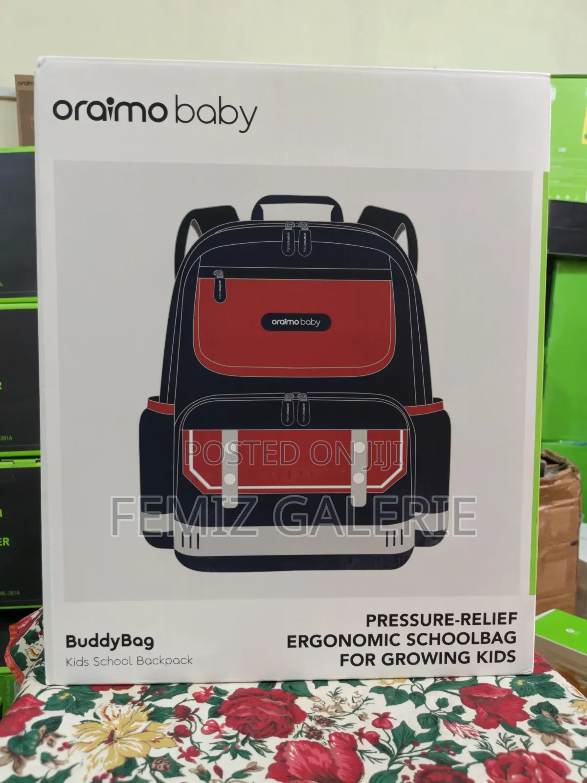 Oraimo BuddyBag Pressure-Relief Ergonomic Kids School Backpack