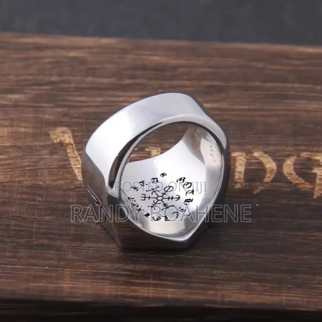 Viking Compass Runic Ring