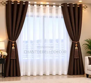 Premium Blackout Curtains With Voile