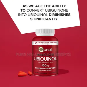 Mega CoQ10 Ubiquinol 100 Mg, Heart, Blood Pressure, 60/100 Softgels