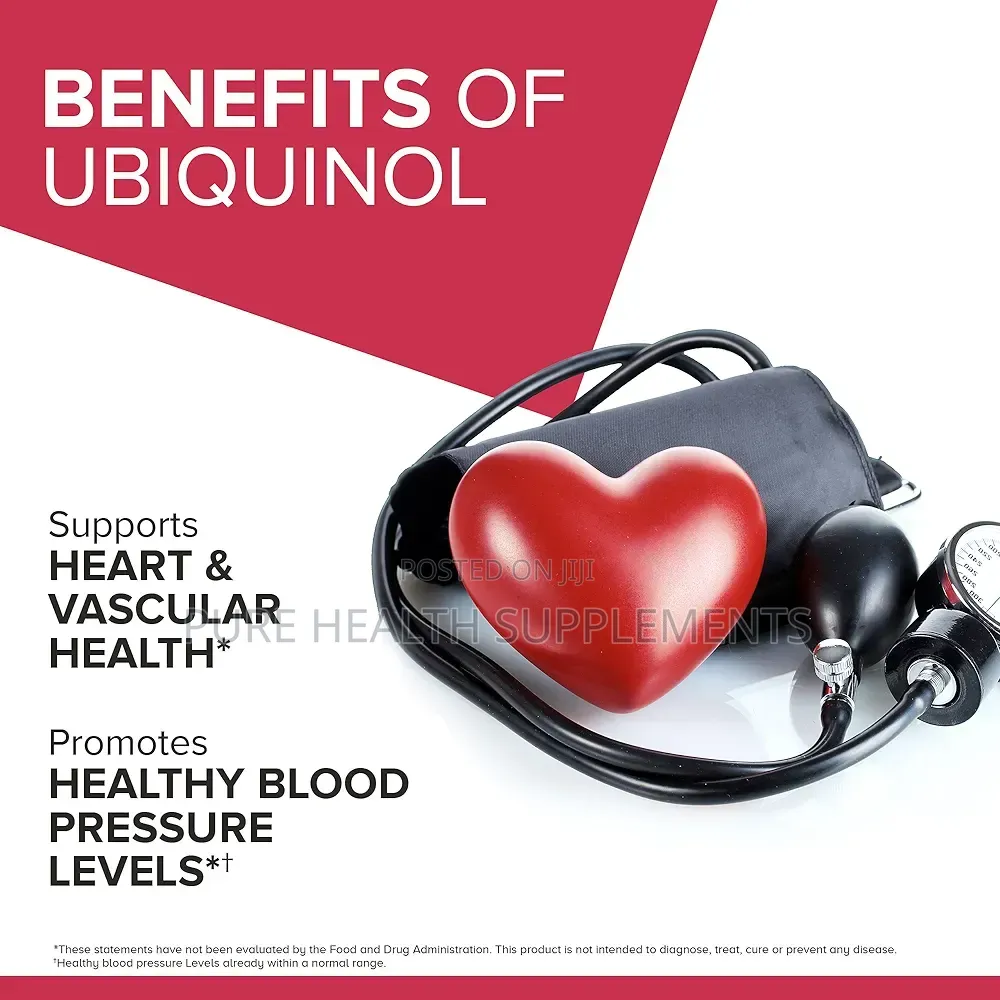 Mega CoQ10 Ubiquinol 100 Mg, Heart, Blood Pressure, 60/100 Softgels