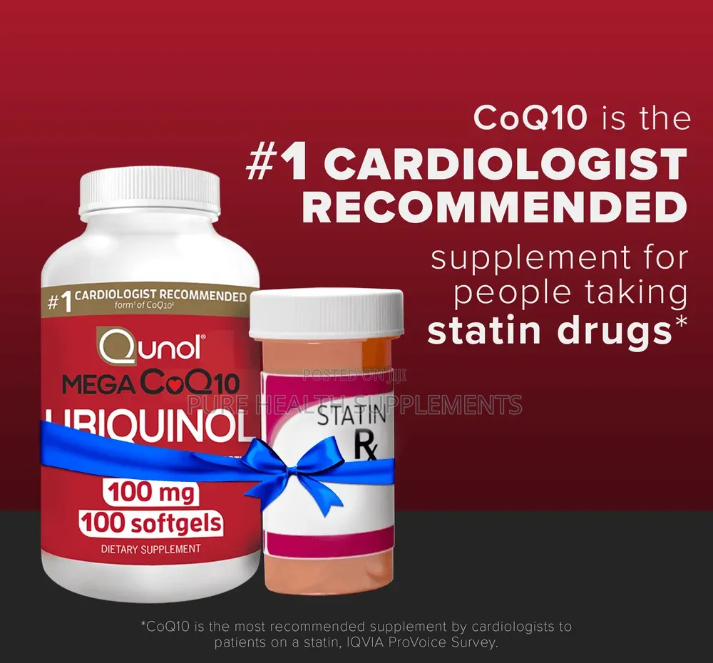 Mega CoQ10 Ubiquinol 100 Mg, Heart, Blood Pressure, 60/100 Softgels