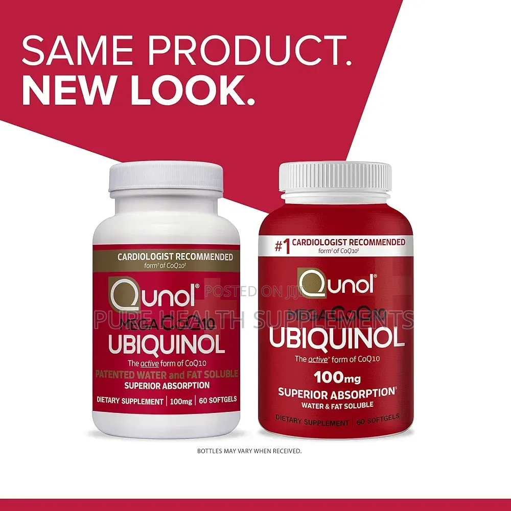 Mega CoQ10 Ubiquinol 100 Mg, Heart, Blood Pressure, 60/100 Softgels