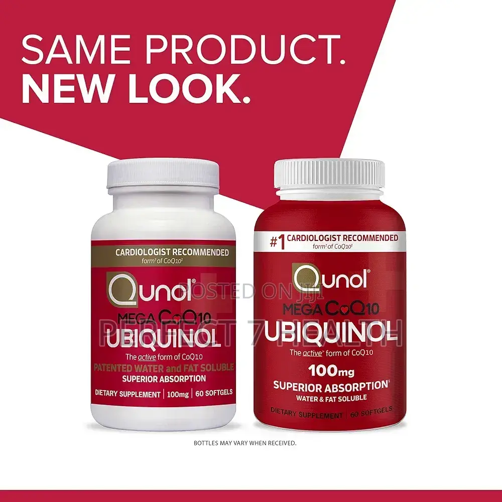 Mega CoQ10 Ubiquinol 100 Mg, Heart, Blood Pressure, 60/100 Softgels