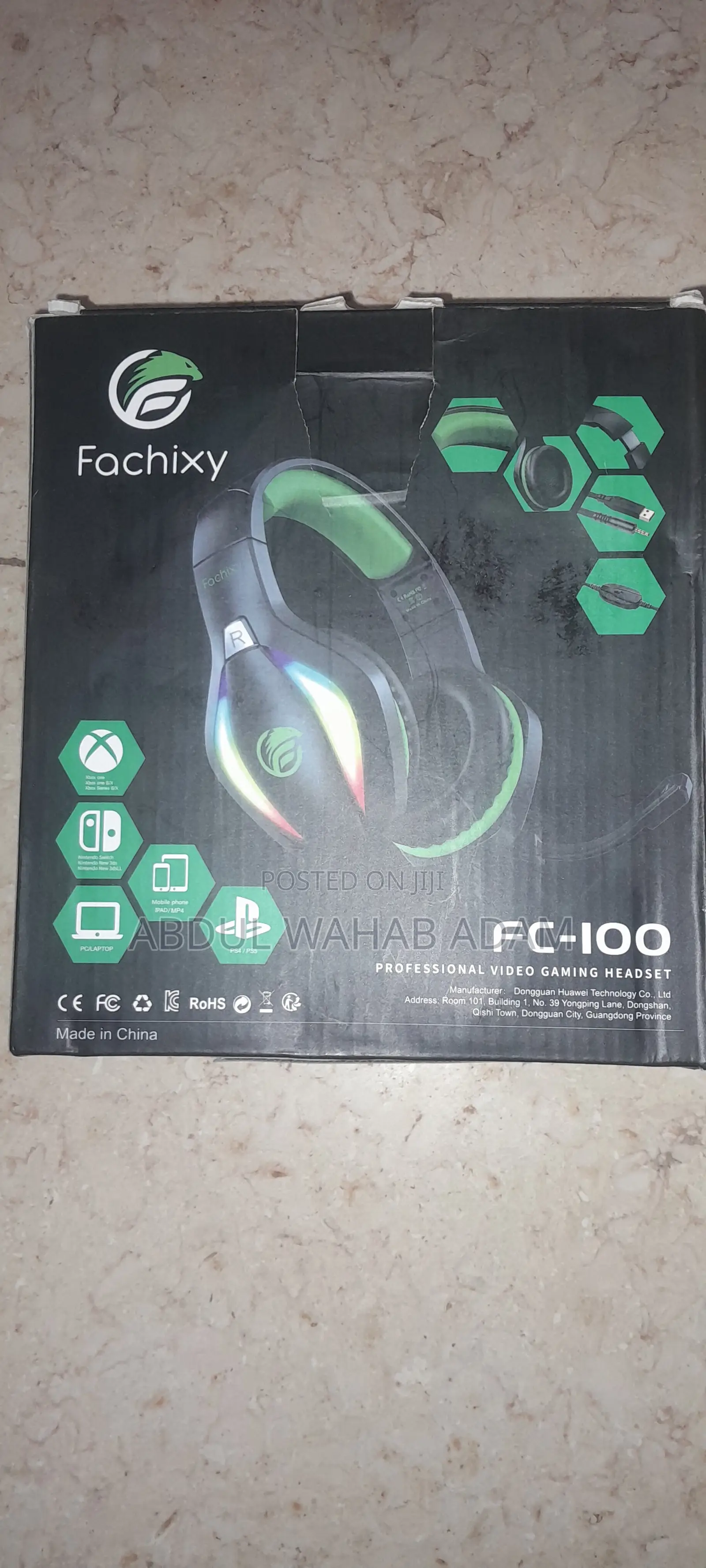 Fachixy RGB Wired Gaming Headset