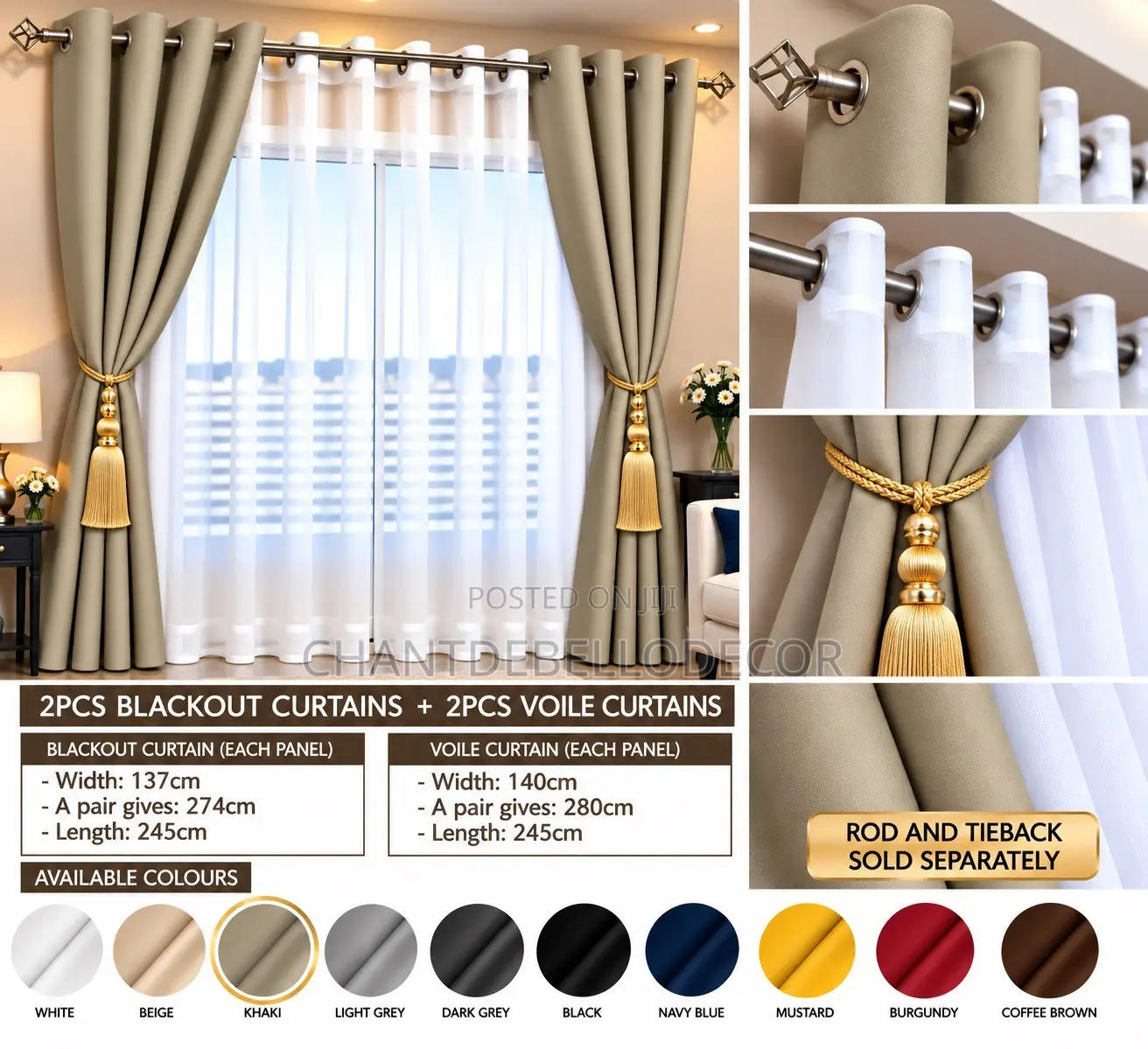 Upgrade Your Home With Beautiful Blackout Curtains With Voile