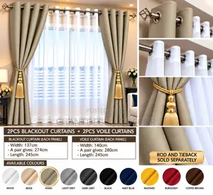 Upgrade Your Home With Beautiful Blackout Curtains With Voile