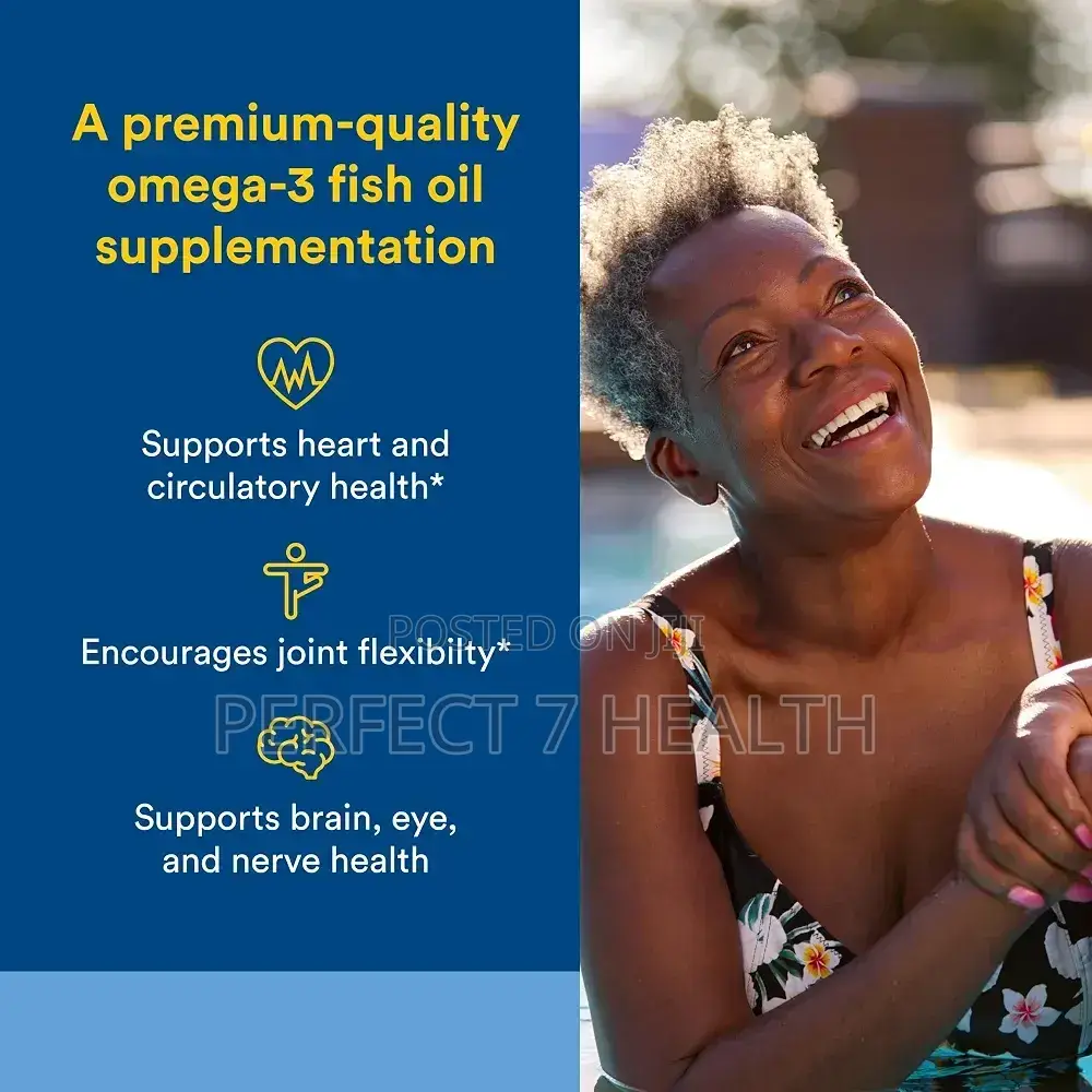 Rx Omega-3, 1260 Mg, Brain Heart Eye Nerve Joint Health 120 Softgels