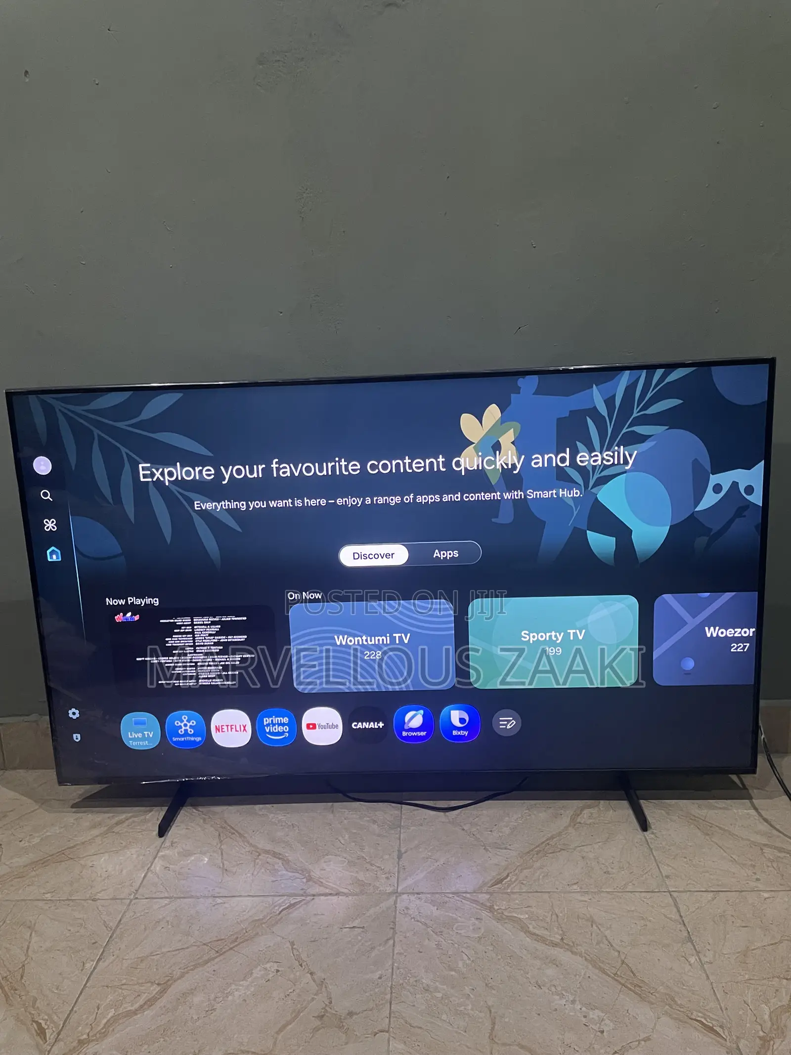Samsung TV Crystal UHD DU7100 55inc