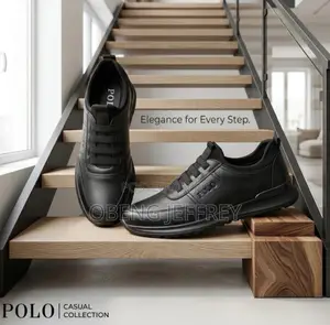 Original Polo Leather All Black Casual Slip On