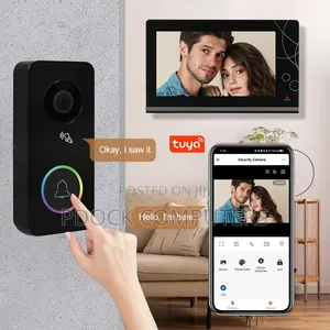 Tuya 7" Wireless Touch Screen Villa Video Intercom Home Security Kit