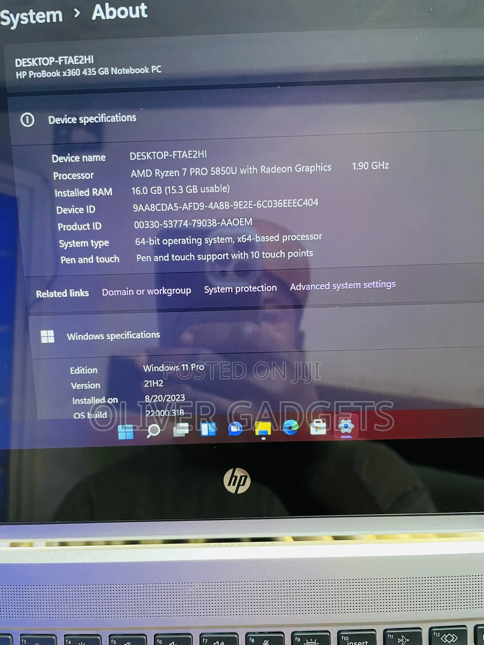 Laptop HP ProBook x360 435 G8 16GB AMD Ryzen 7 SSD 256GB