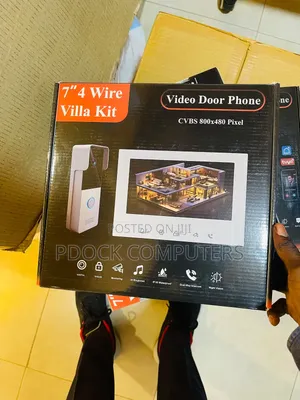 Tuya 4-Wire Villa Kit Analog Video Intercom Doorbell Home Security Kit