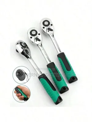 Professional 3-Piece Ratchet Wrench Set