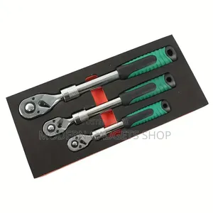 Professional 3-Piece Ratchet Wrench Set