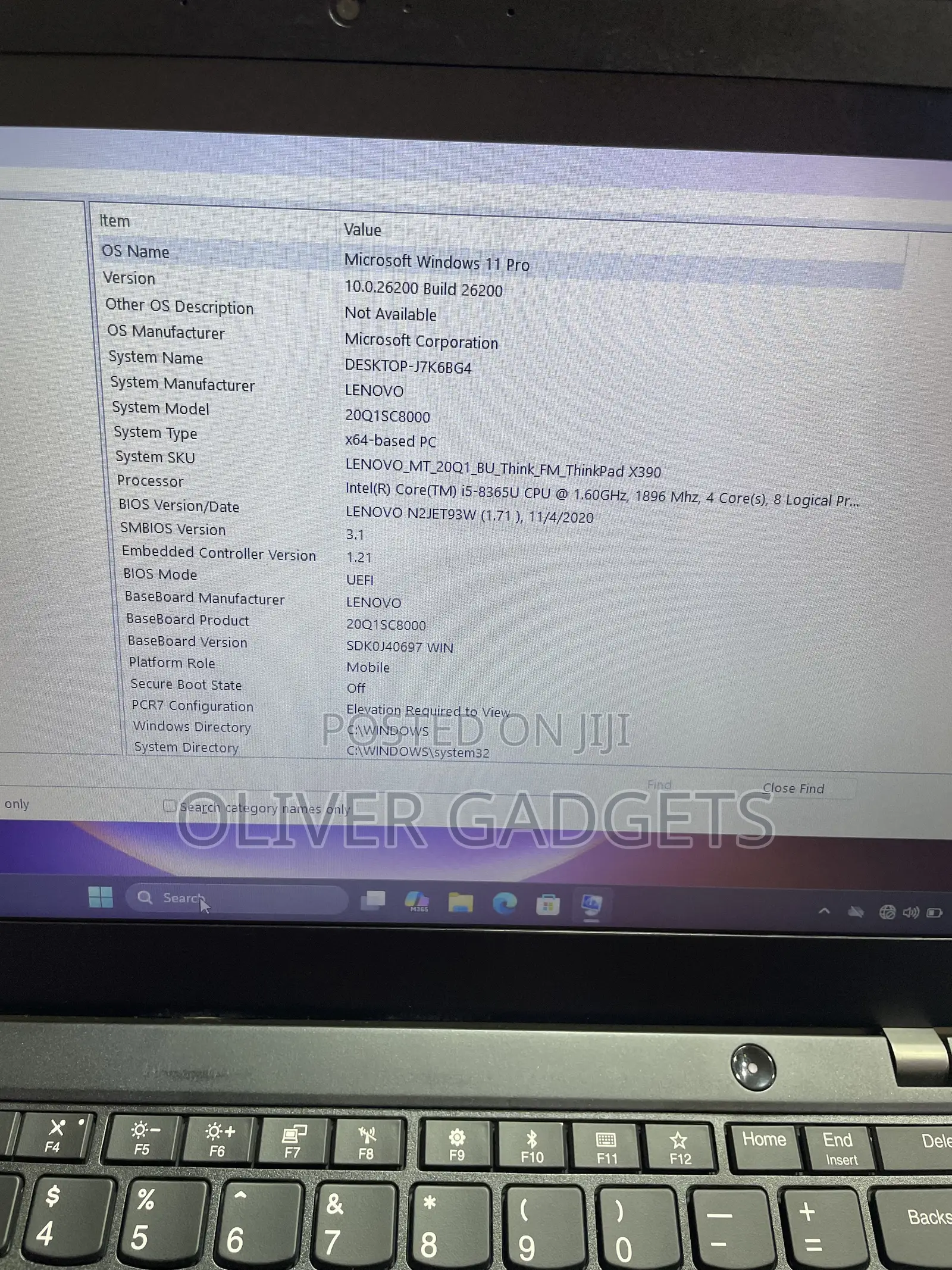 Laptop Lenovo ThinkPad X390 Yoga 8GB Intel Core i5 SSD 256GB