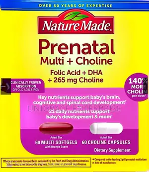 Nature Made Prenatal Multi Plus Choline