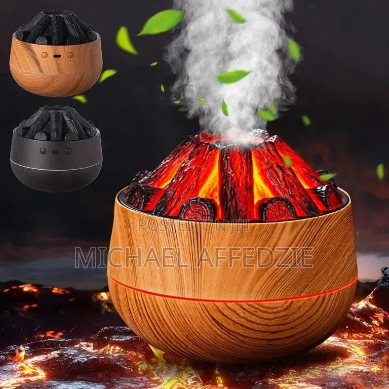 Volcano Mist 3D Flame Aroma Diffuser Air Humidifier