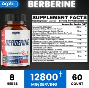 Berberine With Ceylon Cinnamon 6000mg 120 Caps Heart Health Immune