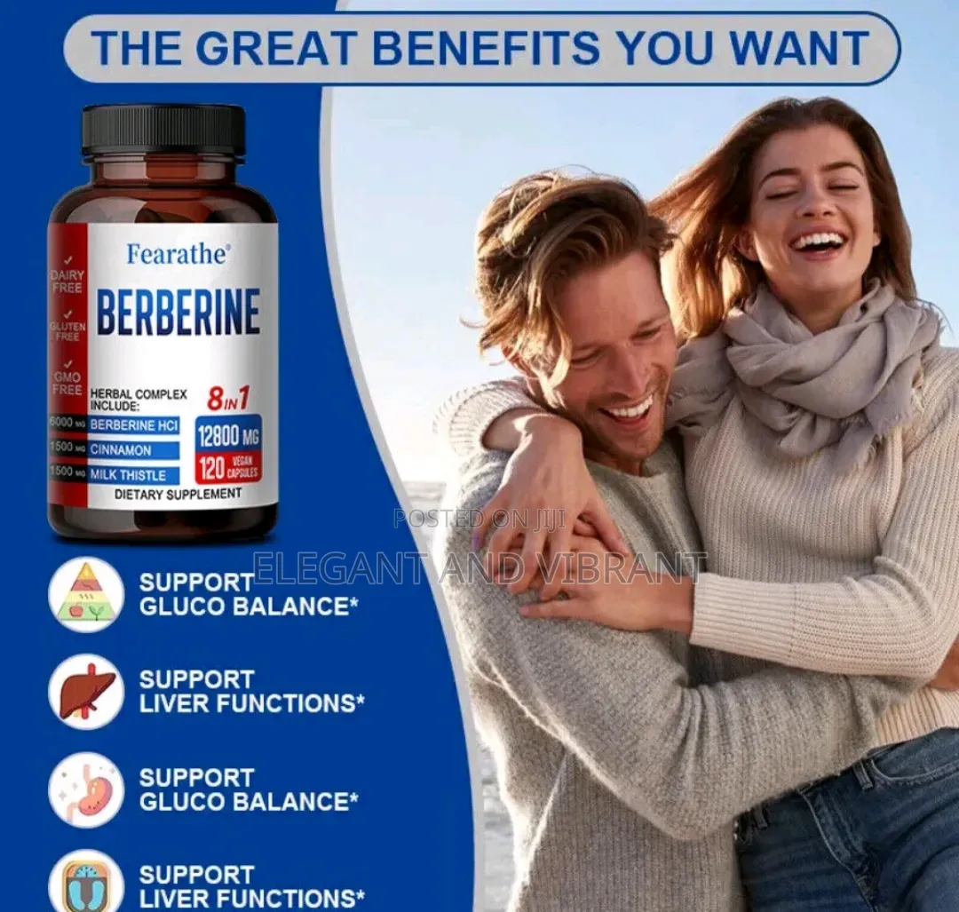 Berberine With Ceylon Cinnamon 6000mg 120 Caps Heart Health Immune