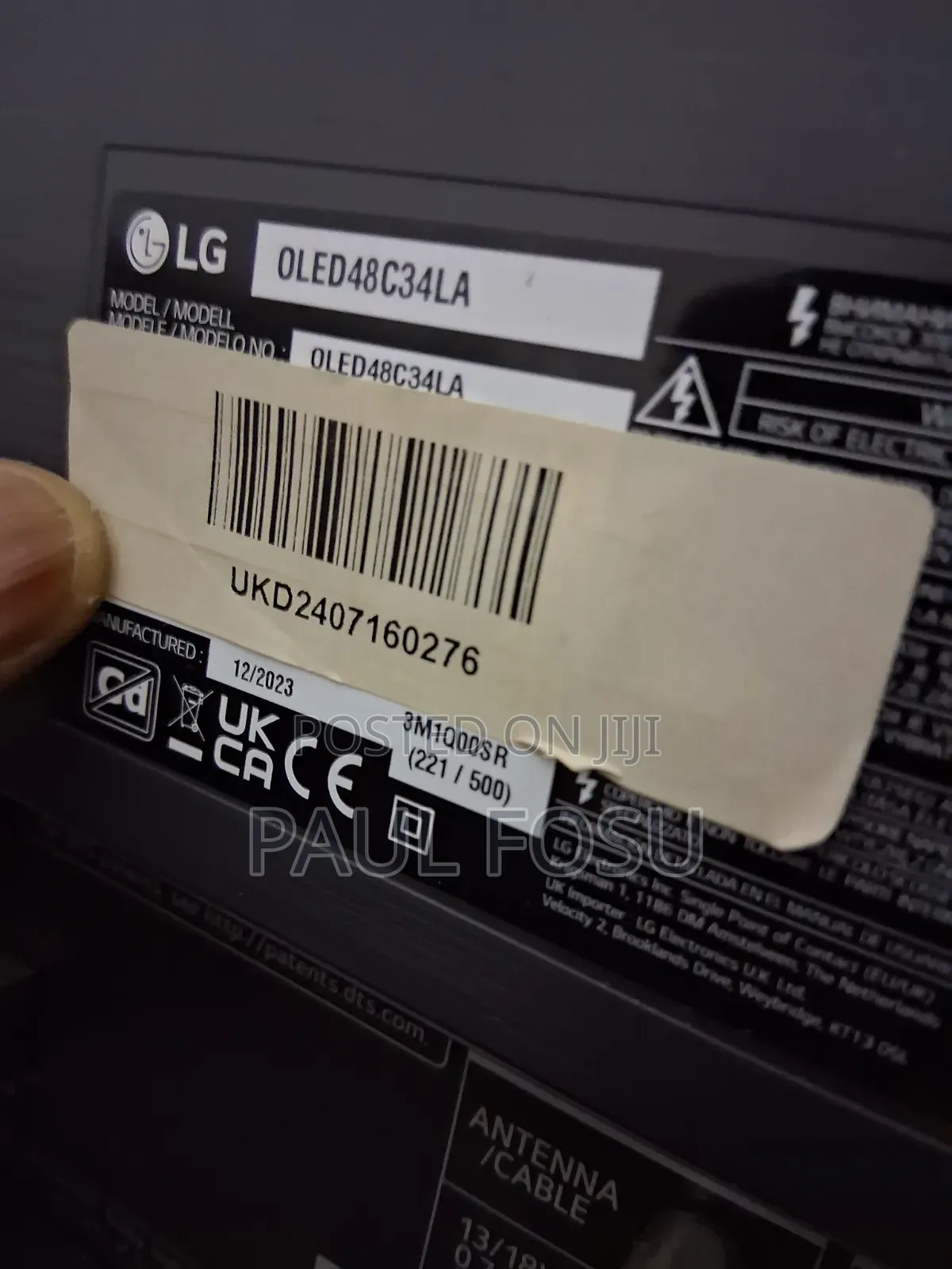 LG C3 Oled 48 Inches
