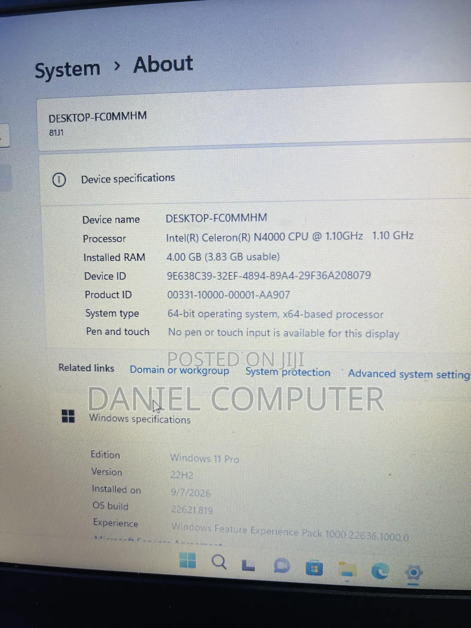 Laptop Lenovo IdeaPad S12 4GB Intel Celeron SSD 640GB