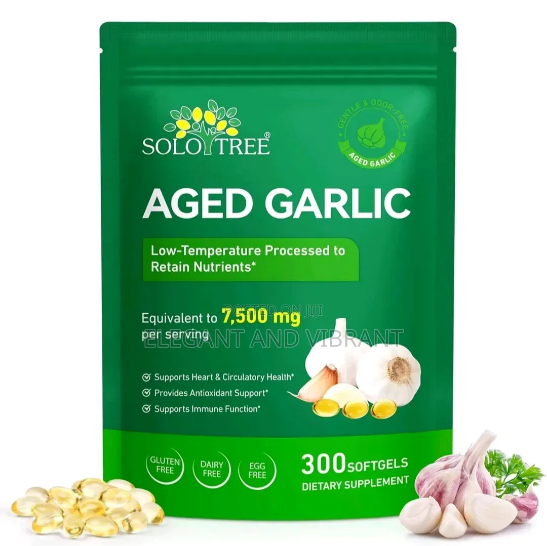 Aged Garlic Extract 7500mg 300 Softgels Odorless Heart Immune Sup
