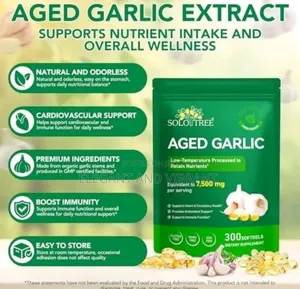 Aged Garlic Extract 7500mg 300 Softgels Odorless Heart Immune Sup