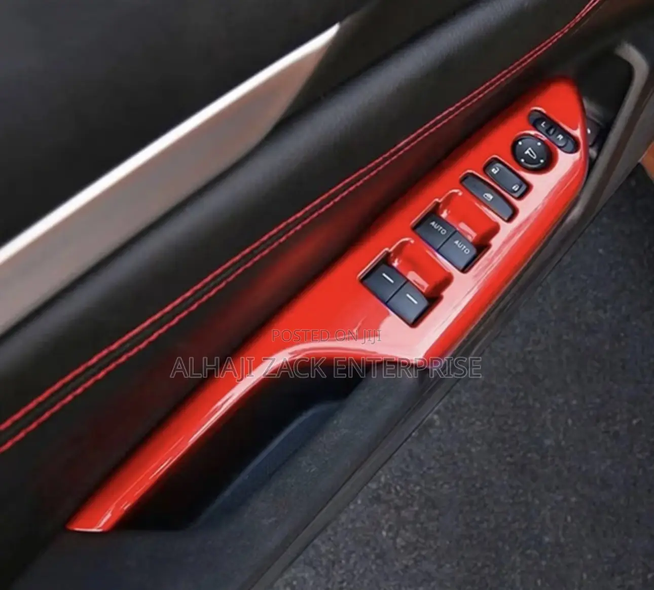 Honda Civic 2016 -2020 Red Armrest Cover
