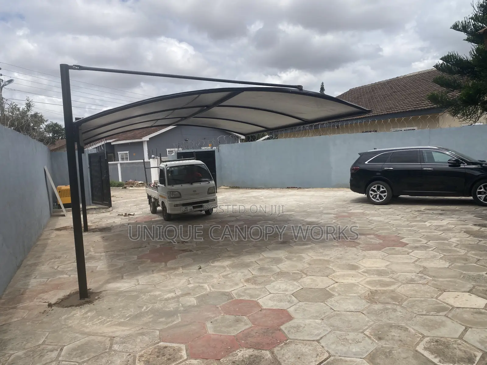 Ash Colour for Cars Parking
