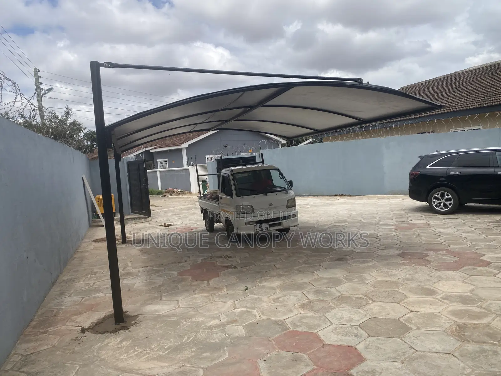 Ash Colour for Cars Parking