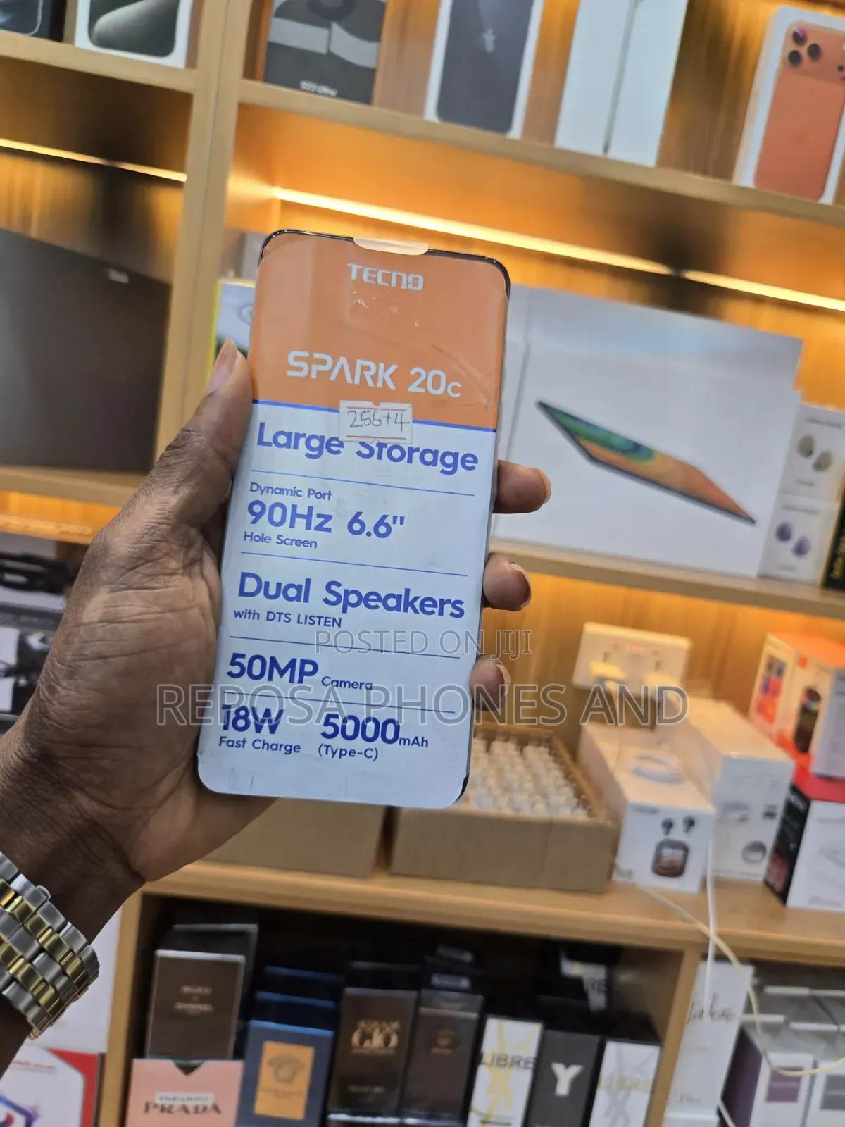 New Tecno Spark 20C 256 GB Graphite
